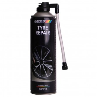 Solutie pentru repararea temporara a penelor de cauciuc MOTIP Tyre Repair, 500ml