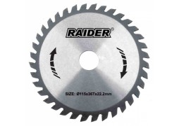 Disc circular pentru lemn 115mm, Raider 163134