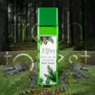 Parfum de rufe concentrat Kifra Fresh Forest, 80 spalari, 200ml